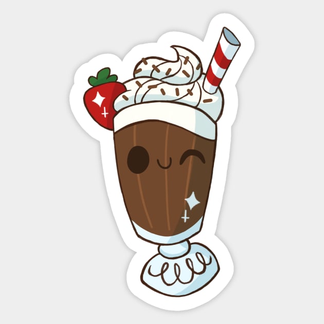 Chocolate Milkshake Sticker by mimiranger